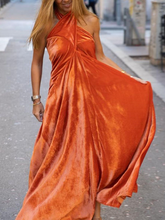 Load image into Gallery viewer, Elegant And Simple Long Female Dress

