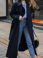 Load image into Gallery viewer, Casual Lapel Trench Coat
