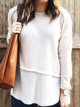 Load image into Gallery viewer, Comfortable Round Neck Solid Color Knitted Women's Blouse
