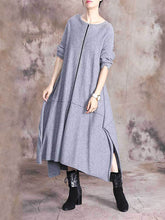 Load image into Gallery viewer, Casual Loose Long Sleeve Women's Dresses
