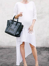 Load image into Gallery viewer, Fashion Elegant Irregular Hem Pregnant Dress
