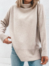 Load image into Gallery viewer, High Neck Casual Sweater
