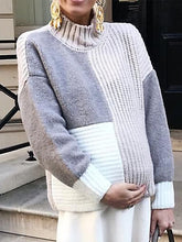 Load image into Gallery viewer, Comfortable and Soft Maternity Turtleneck Sweater
