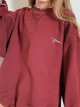 Load image into Gallery viewer, Casual Round Neck Shoulder Sleeve Loose Sweatshirt
