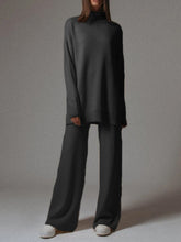 Load image into Gallery viewer, High Neck Knit Loose Women's Suits
