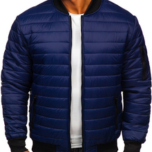 Load image into Gallery viewer, Casual Warm Round Neck Lightweight Men's Jacket
