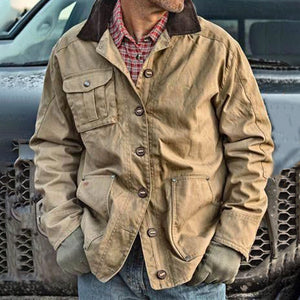 Autumn and Winter Fashion Men's Pocket Jacket