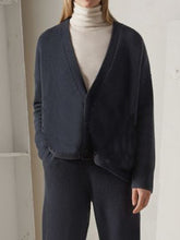 Load image into Gallery viewer, Fall/Winter Women Fashion V-neck Cardigan And Pants Two-piece Suit
