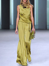 Load image into Gallery viewer, Smooth Ice Silk Cool Sleeveless Women's Suit
