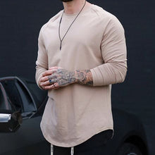 Load image into Gallery viewer, Comfortable Round Neck Long Sleeve Men's Top
