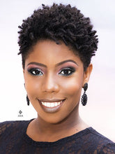 Load image into Gallery viewer, Black Small Curls Are Supple Wig

