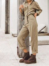 Load image into Gallery viewer, Casual Loose Long Sleeve Top and Trousers Women's Suit
