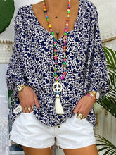 Load image into Gallery viewer, Floral Loose V-Neck Casual Women's Suit
