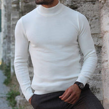 Load image into Gallery viewer, High Neck High Stretch Slim Fit Men's Sweaters

