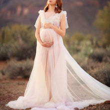 Load image into Gallery viewer, Literary Fashion Sexy Solid Color Maternity Dress
