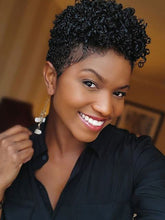 Load image into Gallery viewer, Fluffy And Dense Black Curly Hair Fiber Wig
