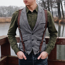 Load image into Gallery viewer, Men's Fashion Retro Casual Suit Vest
