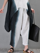 Load image into Gallery viewer, Gradient Tie-dye Fashion Cotton and Linen Suit
