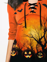Load image into Gallery viewer, Halloween V-neck Crossover Top
