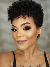 Load image into Gallery viewer, Black Rose Net Small Curls Wig
