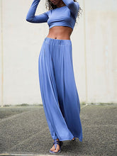 Load image into Gallery viewer, Cotton Slim Round Neck Long Sleeves Women's Suits

