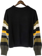 Load image into Gallery viewer, Casual Loose Solid Color Round Neck Sweater
