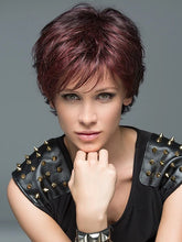 Load image into Gallery viewer, Burgundy Gradient Personalized Chemical Fiber Wig
