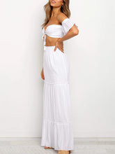 Load image into Gallery viewer, Tube Top Sexy Exposed Belly Women's Suit
