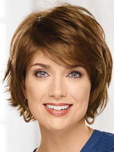 Load image into Gallery viewer, Diagonal Bangs Layered Chemical Fiber Wig

