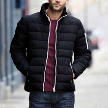 Load image into Gallery viewer, Thick Zipper Stand Collar Street Shot Men's Coat

