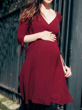 Load image into Gallery viewer, Comfortable and Elegant Maternity Dress
