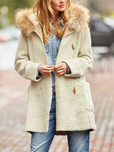 Load image into Gallery viewer, Buttoned Fur Collar Women's Coats
