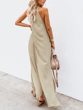 Load image into Gallery viewer, Cotton Linen Sleeveless Hollow Women's Dress
