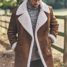 Load image into Gallery viewer, Fashion Lapel Shearling Men's Coat
