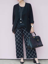 Load image into Gallery viewer, Coat Plaid Casual Pants Fashion Suit
