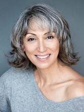 Load image into Gallery viewer, Fashion Grey Chemical Fiber Curly Wig
