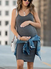 Load image into Gallery viewer, Casual Home Knit Cool Maternity Dress
