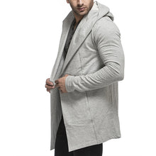 Load image into Gallery viewer, Grey Casual Shrugged Men's Cardigans
