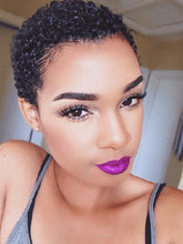 Load image into Gallery viewer, Black Curly Hair with Natural Synthetic Hair

