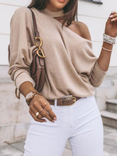 Load image into Gallery viewer, Fashion Soft Ladies Off-shoulder Long Sleeve Top
