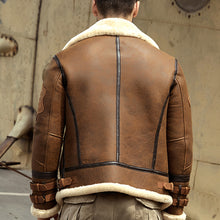 Load image into Gallery viewer, Deerskin Stitching Plus Velvet Men's Coat
