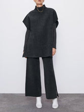 Load image into Gallery viewer, Fashion Casual Solid Color Two-piece Suit
