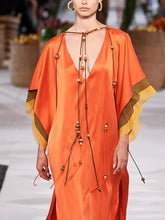 Load image into Gallery viewer, Chiffon Hit Color Casual Holiday Dress
