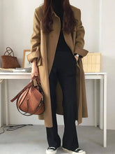 Load image into Gallery viewer, Autumn and Winter Fashion Tailored Woolen Women&#39;s Coat
