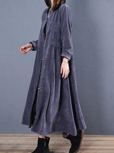 Load image into Gallery viewer, Round Neck Long Casual Women's Coats
