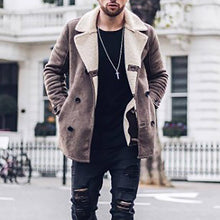 Load image into Gallery viewer, Double Breasted Men's Jacket Keeps Warm
