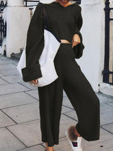 Load image into Gallery viewer, Casual Street Style Comfortable Knitted Hooded Suit
