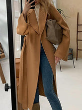 Load image into Gallery viewer, Fashion Warm Ladies Lapel Coat
