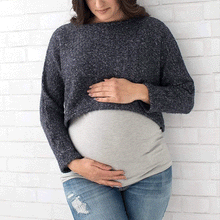 Load image into Gallery viewer, Fake Two Piece Stitching Loose Fashion Maternity Top
