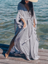 Load image into Gallery viewer, Women's Loose Bohemian Woven Holiday Dress

